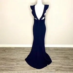 Perfect opportunity navy blue maxi dress hot sale